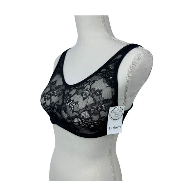 Le Mystère Portrait Underwire Stretch Lace Bra Women's Size 32C - Picture 14 of 14